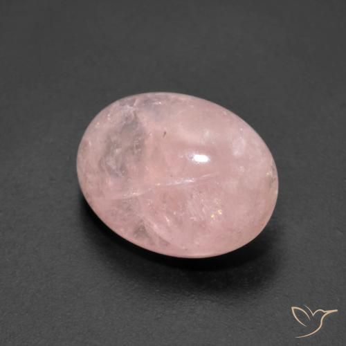 Morganite Rose naturelle ovale, 7.02 ct, Translucide