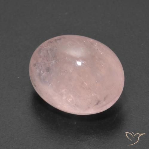 Morganite Rose moyen naturelle ovale, 5.95 ct, Transparent