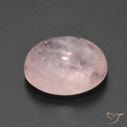 Morganite Rose moyen naturelle ovale, 5.95 ct, Transparent