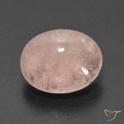 5.27ct Naturel Saumon Rose Morganite, ovale, Transparent