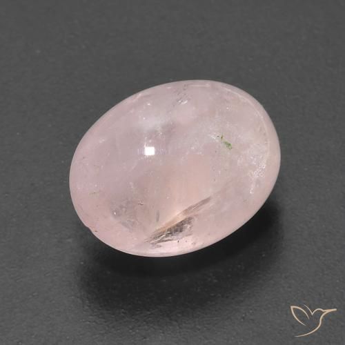 4.58ct Naturel Rose Morganite, ovale, Transparent