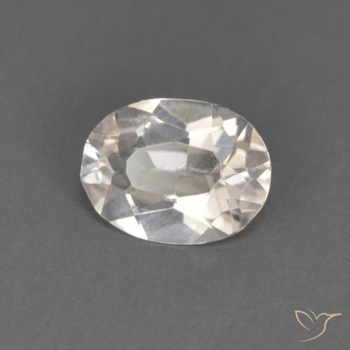 0.41ct Naturel Rose très clair Morganite, ovale, VVS-VS