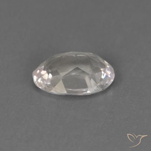 Morganite Rose très clair naturelle ovale, 0.41 ct, VVS-VS