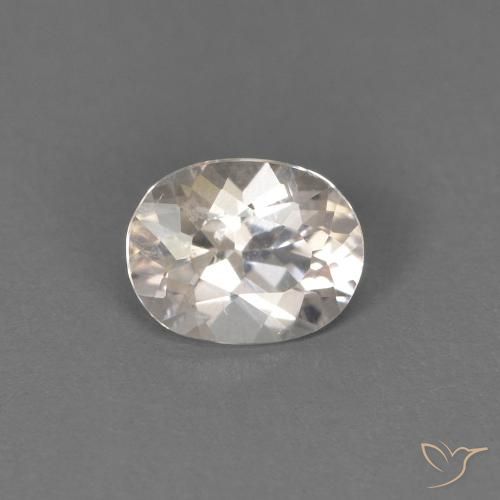 0.42ct Naturel Saumon Rose Morganite, ovale, VS