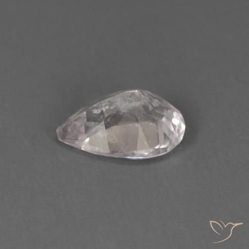 Morganite Rose très clair naturelle En forme de poire, 0.53 ct, SI