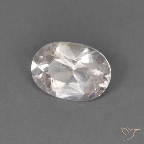 Morganite Rose très clair naturelle ovale, 0.52 ct, VS