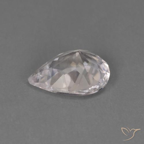 Morganite Rose très clair naturelle En forme de poire, 0.52 ct, SI