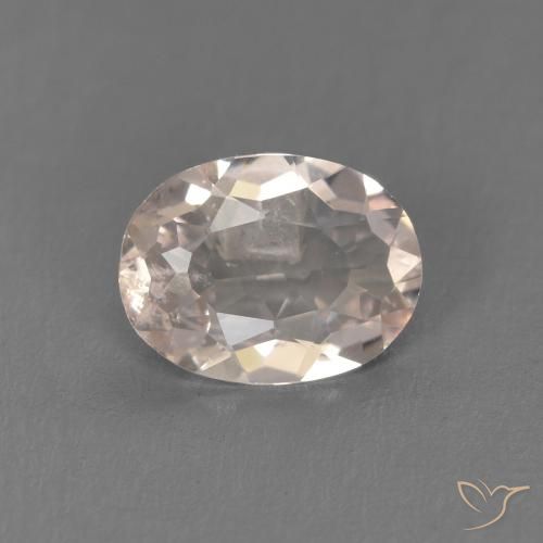 0.77ct Naturel Saumon Rose Morganite, ovale, VS