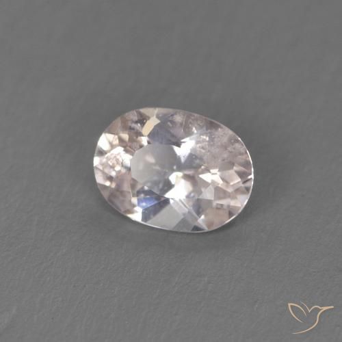 Morganite Saumon Rose naturelle ovale, 0.32 ct, VS