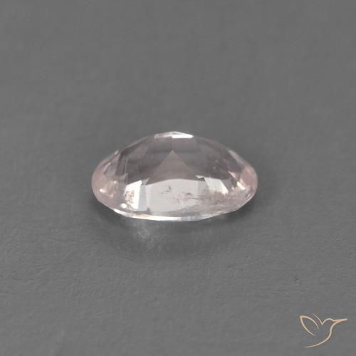 Morganite Saumon Rose naturelle ovale, 0.32 ct, VS