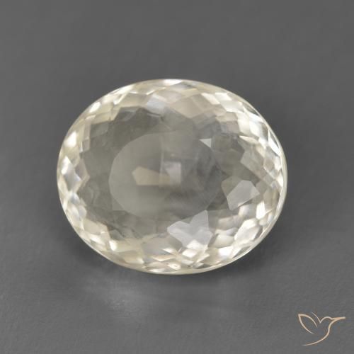 Morganite Jaune pâle naturelle ovale, 5.42 ct, VS