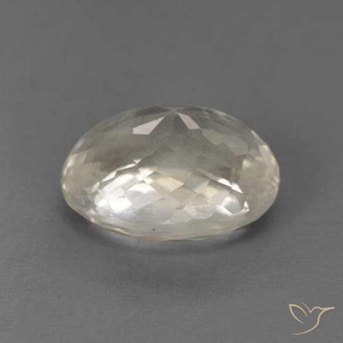 Morganite Jaune pâle naturelle ovale, 5.42 ct, VS