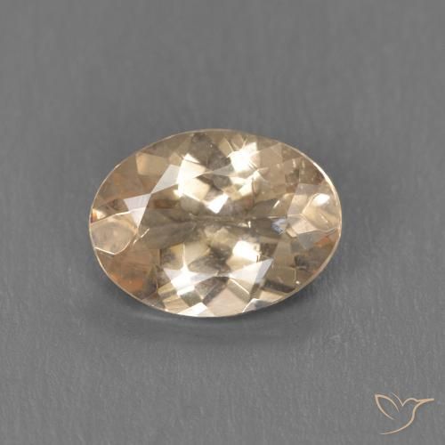 0.88ct Naturel Orange clair Morganite, ovale, VS