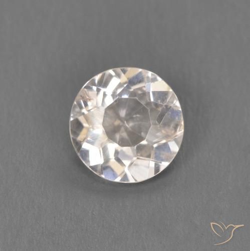 0.33ct Naturel Rose très clair Morganite, Tour, VS