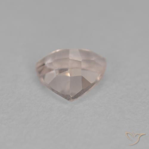 Morganite Saumon Rose naturelle Trillion, 0.33 ct, VVS-VS