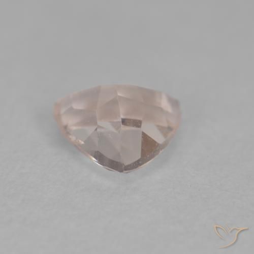 Morganite Medium Light-Pink naturelle Trillion, 0.37 ct, VVS-VS