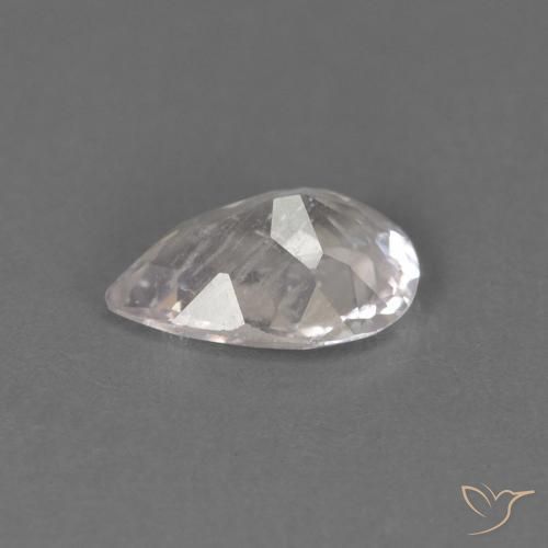 Morganite Rose très clair naturelle En forme de poire, 0.42 ct, VS