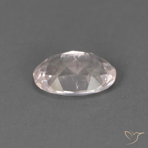 Morganite Rose très clair naturelle ovale, 0.53 ct, VS