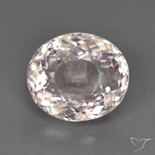 Morganite Saumon Rose naturelle Coupe ovale, 5.59 ct, VS