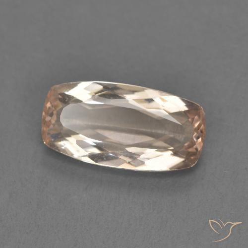 Morganite Rose moyen naturelle Coussin, 1.38 ct, VVS-VS