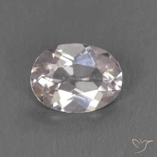 0.34ct Naturel Rose clair Morganite, ovale, VS