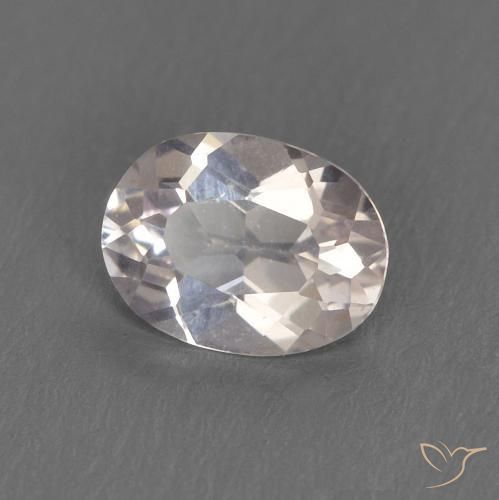 Morganite Rose clair naturelle ovale, 0.34 ct, VS