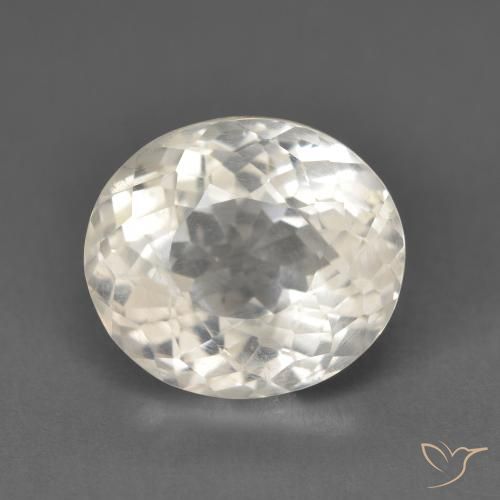 5.60ct Naturel Blanc perle Morganite, ovale, VS