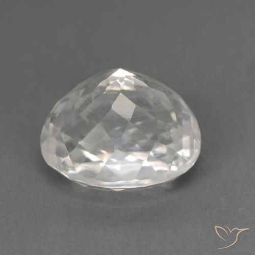 Morganite Blanc perle naturelle ovale, 5.60 ct, VS