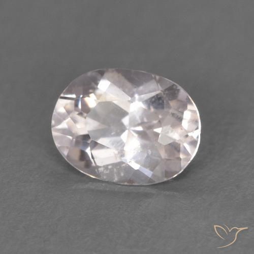 Morganite Rose clair naturelle ovale, 0.34 ct, VS