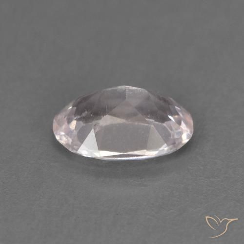 Morganite Rose très clair naturelle ovale, 0.48 ct, VS