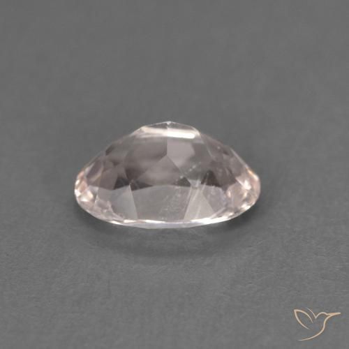 Morganite Rose très clair naturelle ovale, 0.44 ct, VS