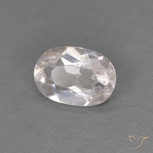 Morganite Flamant rose naturelle ovale, 0.36 ct, VS