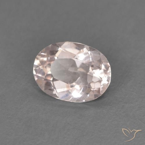 Morganite Flamant rose naturelle ovale, 0.43 ct, VS