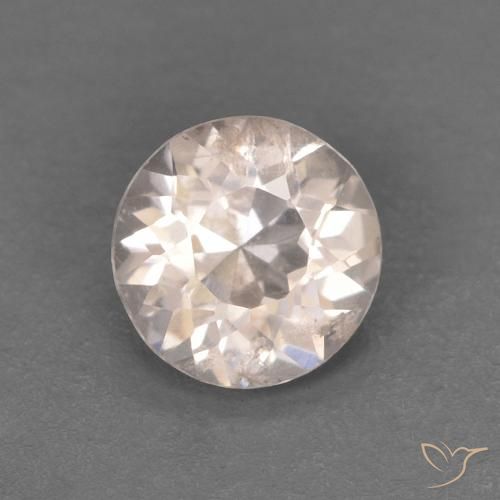 0.31ct Naturel Rose très clair Morganite, Tour, VS, Photo A