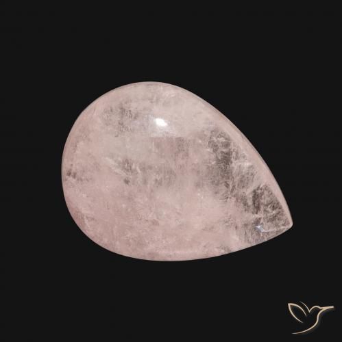 Morganite Rose moyen naturelle En forme de poire, 7.83 ct, Translucide