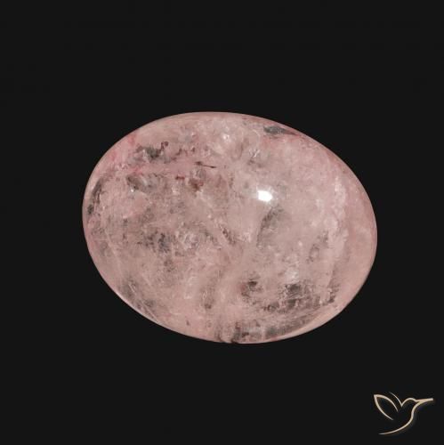 Morganite Flamant rose naturelle ovale, 9.17 ct, Translucide