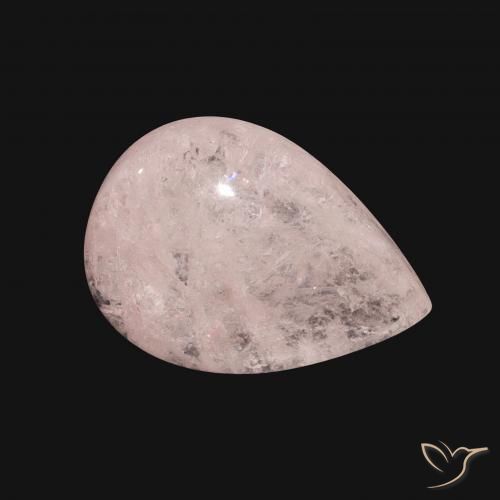 Morganite Rose clair naturelle En forme de poire, 6.10 ct, Translucide