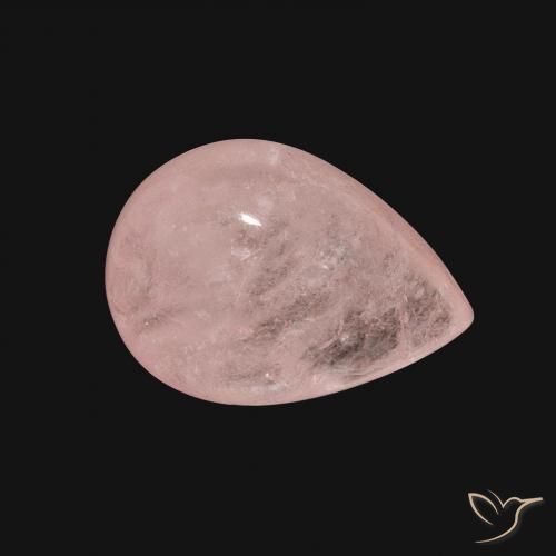 Morganite Rose chair naturelle En forme de poire, 5.44 ct, Translucide