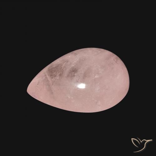 Morganite Rose chair naturelle En forme de poire, 5.44 ct, Translucide
