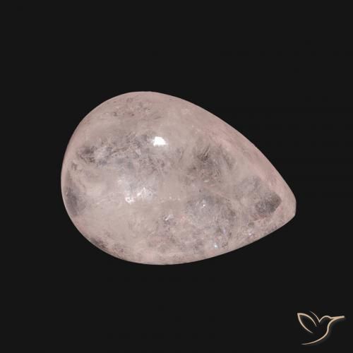 Morganite Flamant rose naturelle En forme de poire, 8.00 ct, Translucide