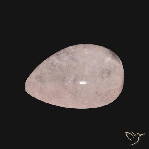 Morganite Flamant rose naturelle En forme de poire, 8.00 ct, Translucide