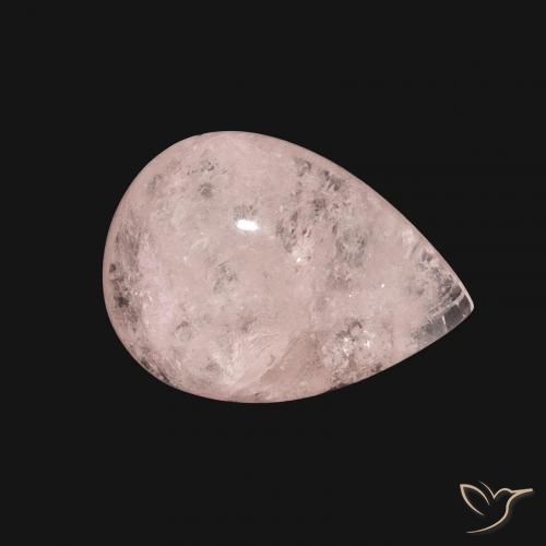 Morganite Rose moyen naturelle En forme de poire, 6.16 ct, Translucide