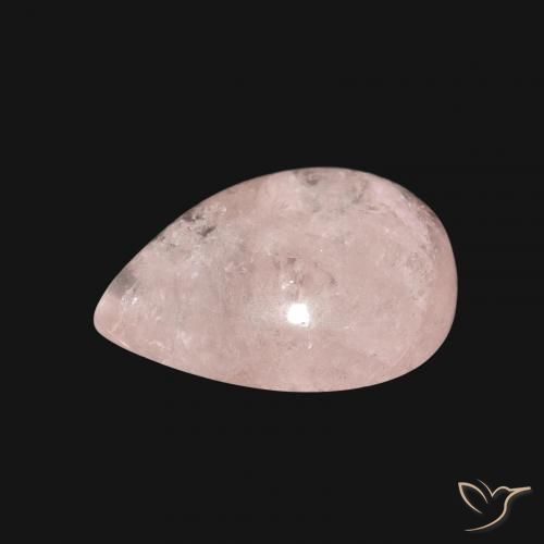 Morganite Rose moyen naturelle En forme de poire, 6.16 ct, Translucide