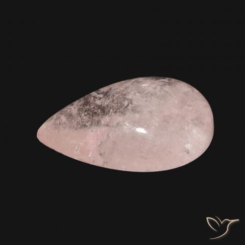 Morganite Flamant rose naturelle En forme de poire, 5.28 ct, Translucide