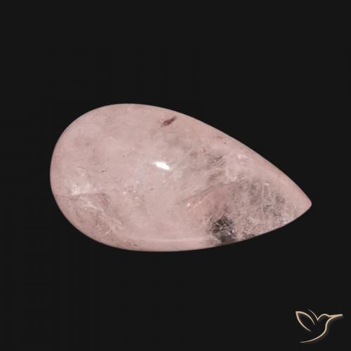 Morganite Rose moyen naturelle En forme de poire, 8.18 ct, Translucide