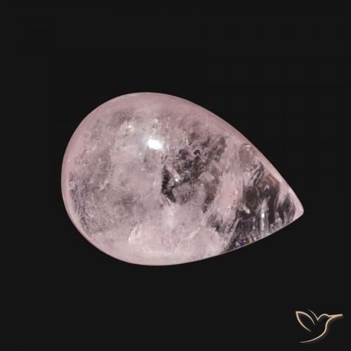 Morganite Rose moyen naturelle En forme de poire, 5.10 ct, Transparent