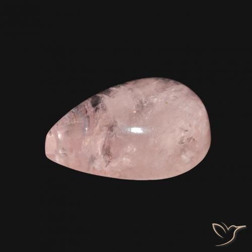 Morganite Rose moyen naturelle En forme de poire, 3.63 ct, Transparent