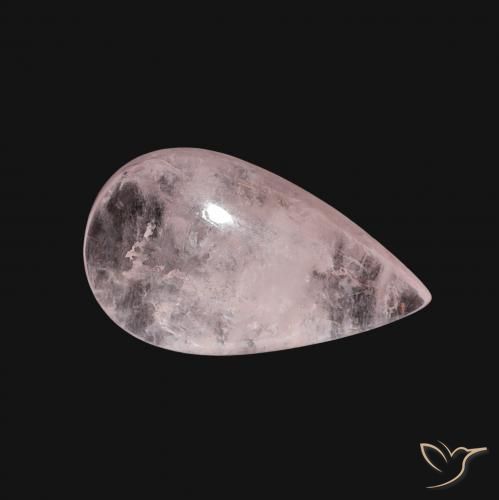 Morganite Rose clair naturelle En forme de poire, 3.35 ct, Transparent