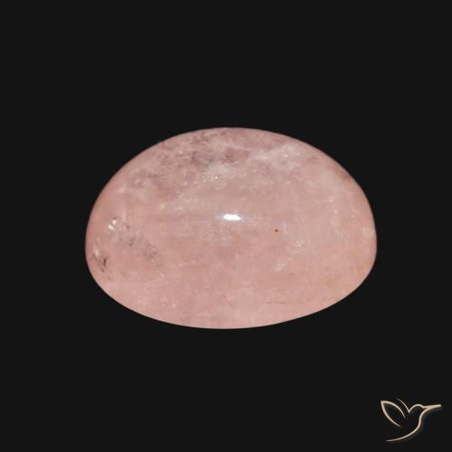Morganite Rose clair naturelle ovale, 3.55 ct, Transparent