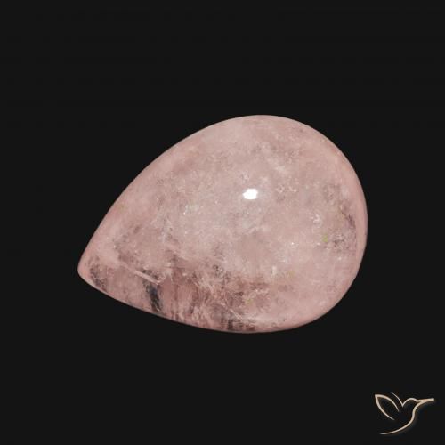 Morganite Rose clair naturelle En forme de poire, 4.18 ct, Transparent